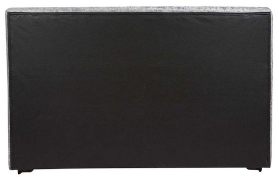 Grande Steel Crushed Velvet Fabric Bed - Sizes Available