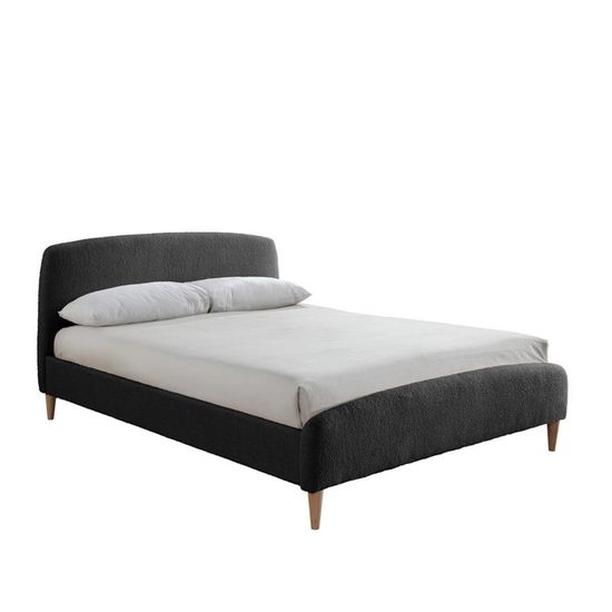 Otley Charcoal Fabric Bed - Sizes Available