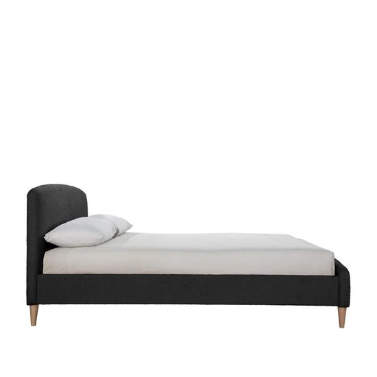 Otley Charcoal Fabric Bed - Sizes Available