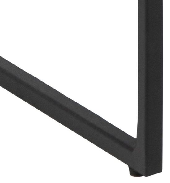 Clearance - Infinity Black Melamine Top Square Large Coffee Table - FSS14837