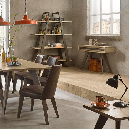 Bentley Designs Cadell Aged Oak 1 Drawer Console Table