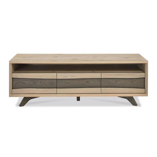 Bentley Designs Cadell Aged Oak 3 Drawer TV Unit