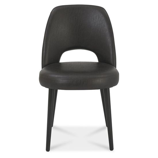 2 x Bentley Designs Vintage Peppercorn Old West Vintage Upholstered Dining Chair