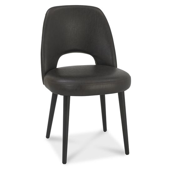 2 x Bentley Designs Vintage Peppercorn Old West Vintage Upholstered Dining Chair