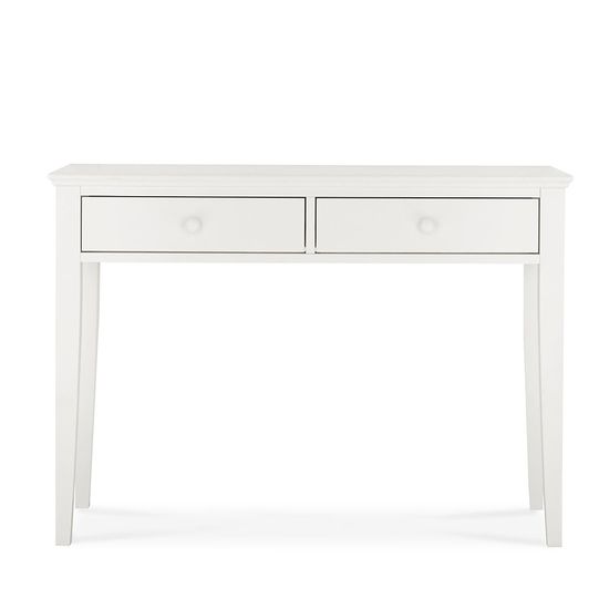 Bentley Designs Ashby White Dressing Table with Drawer