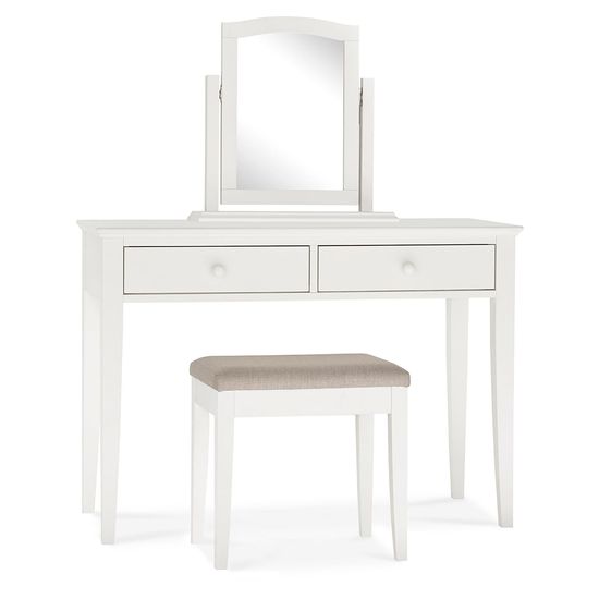 Bentley Designs Ashby White Dressing Table with Drawer