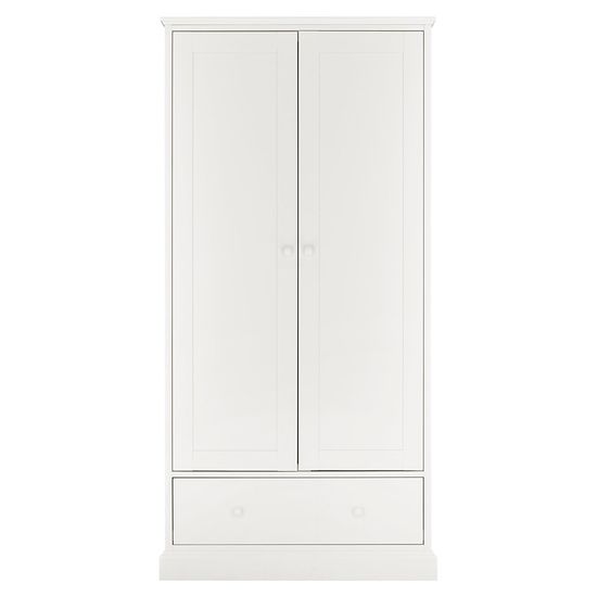 Bentley Designs Ashby White 2 Door Combi Wardrobe