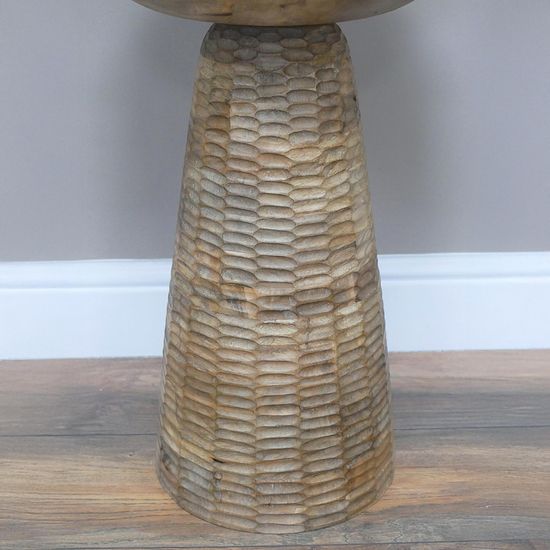 Dutch Wooden Round Side Table - 8959