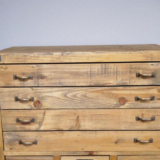 Dutch Wooden Multi Drawer Large Cabinet