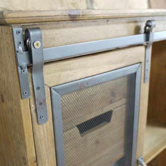 Dutch Wooden Sliding Door Wall Unit