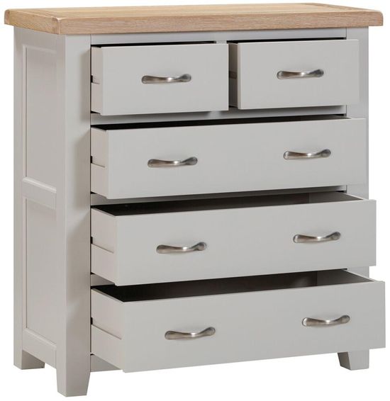 Wilmont Grey Painted 2+3 Drawer Chest