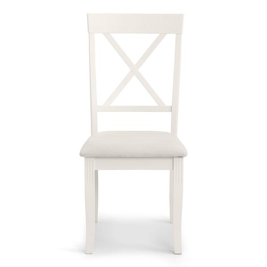 2 x Davenport Grey Cross Back Dining Chair
