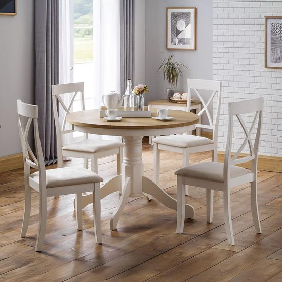 2 x Davenport Grey Cross Back Dining Chair