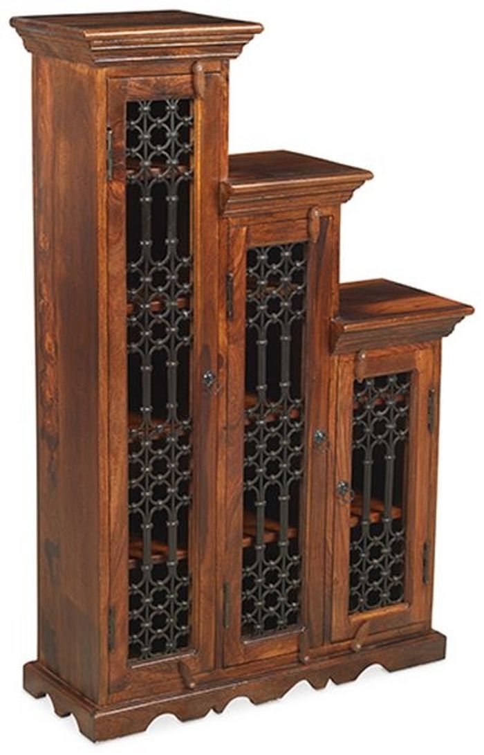 Cdstep Table Indian Sheesham Highest Right CD Step Large Storage Unit - CFS UK