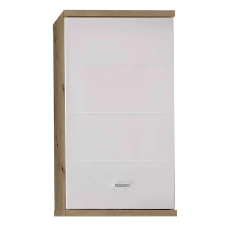 Pool White Gloss Wall Cabinet - 1 Door