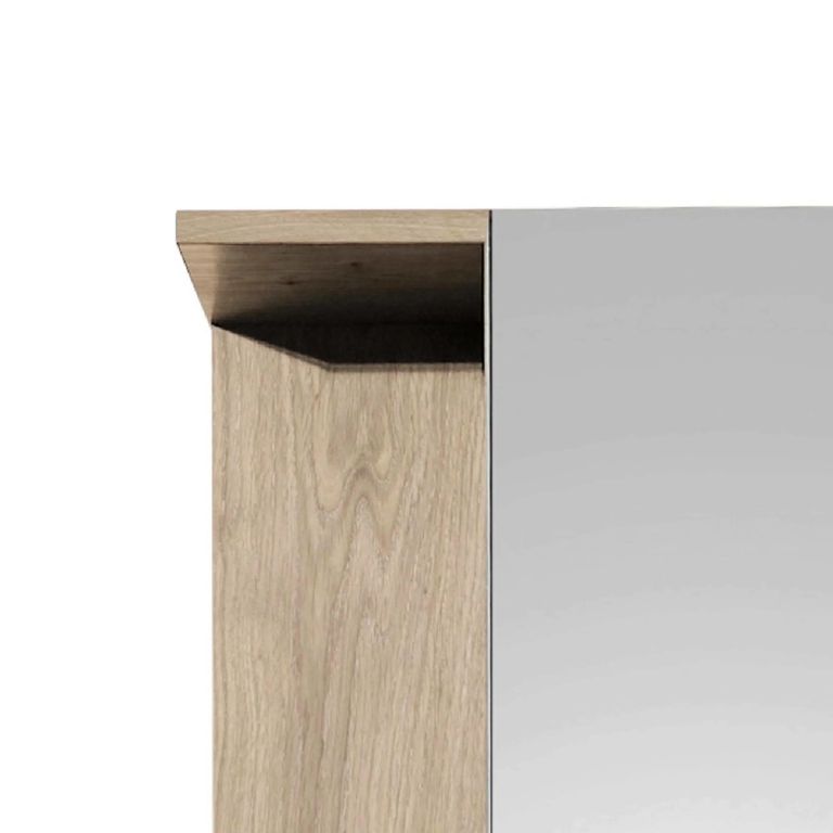Vista Mirror Cabinet - 1 Door - Oak