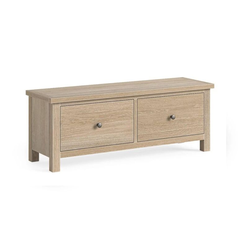 Modern Country Oak - Storage Bench