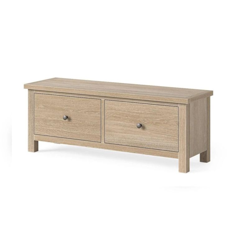Modern Country Oak - Storage Bench