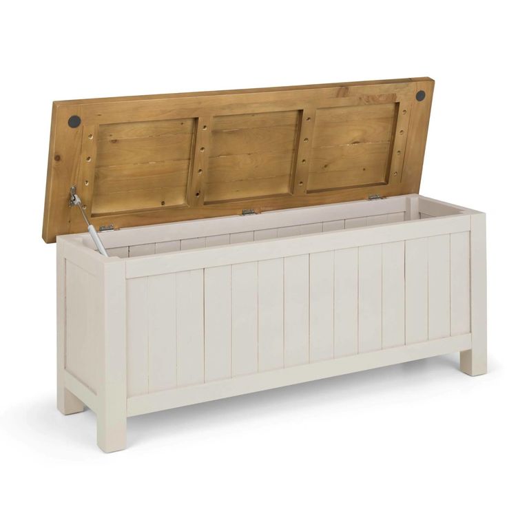 Aspen Grey Storage Bench