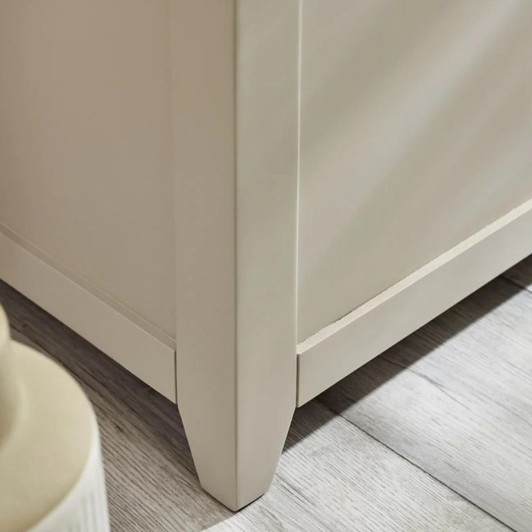 Richmond Storage Bench - Grey Painted - Oak Effect