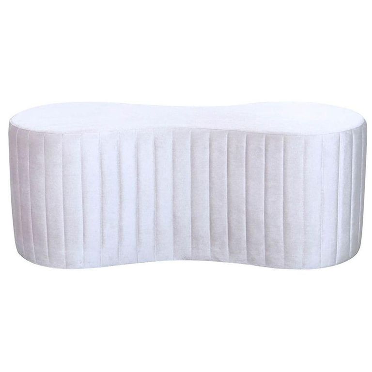 Clearance - Rosa Tufted Bench Soft Pink - A116