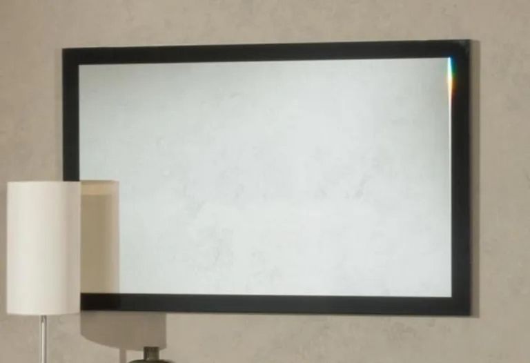 Simona Wall Mirror - Black Italian
