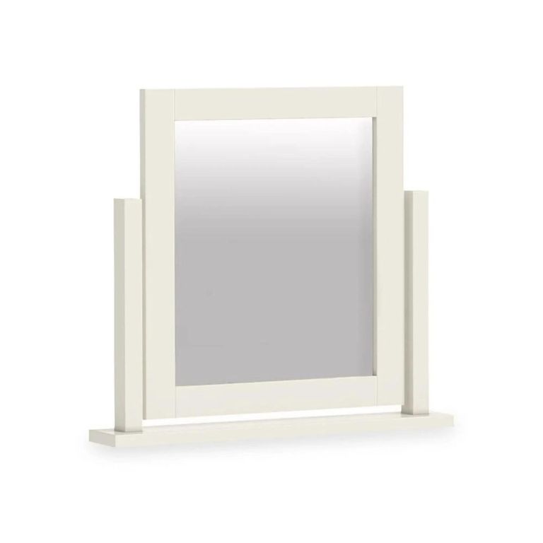 Modern Dressing Mirror - White Painted