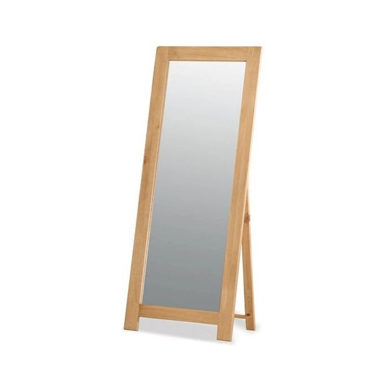 Salisbury Premium Standing Mirror - Oak