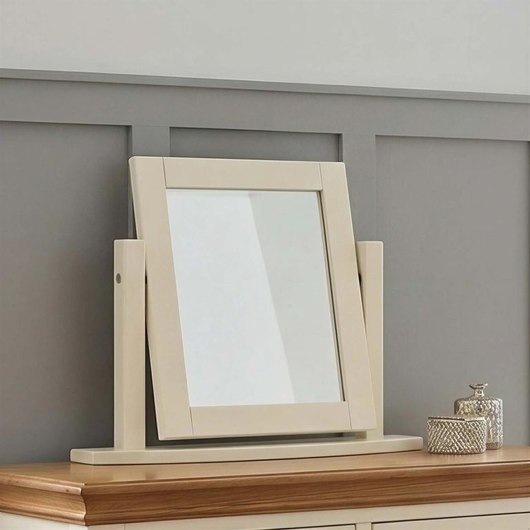 Versailles Dressing Mirror - Ivory Painted