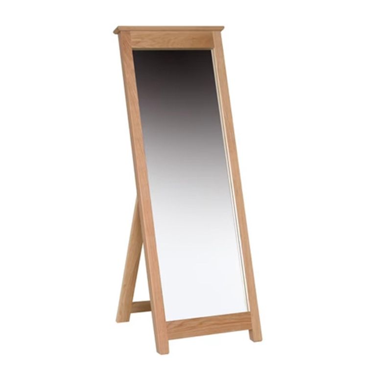 Nimbus Cheval Bedroom Mirror - Oak