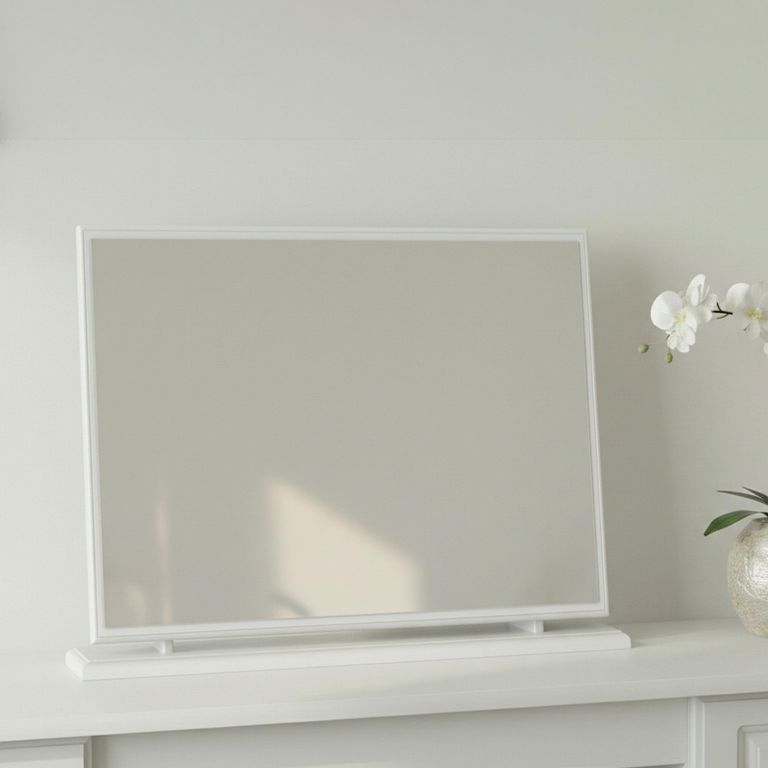 Pembroke White Gloss Large Dressing Mirror