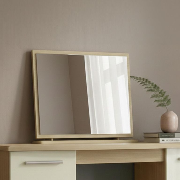 Knightsbridge Dressing Mirror - Large - Light Oak