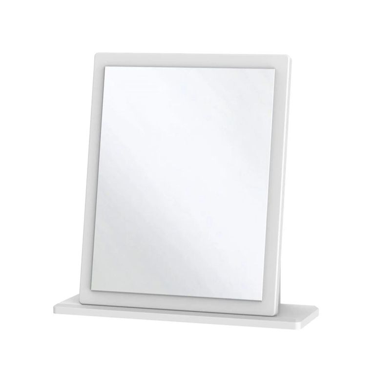 Knightsbridge Dressing Mirror - Small - White Gloss