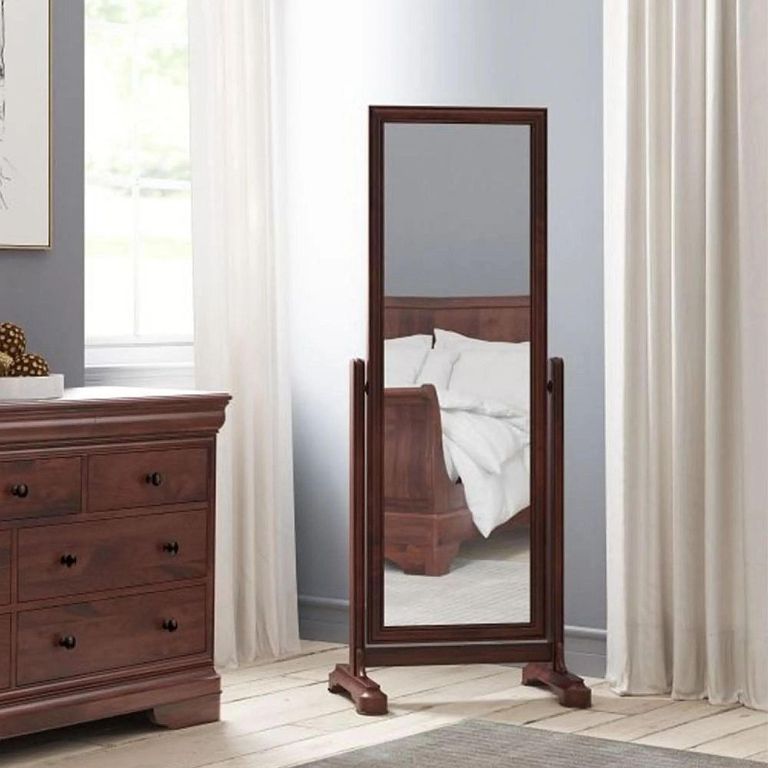 Clearance - Antoinette Cheval Mirror - Cherrywood - A499