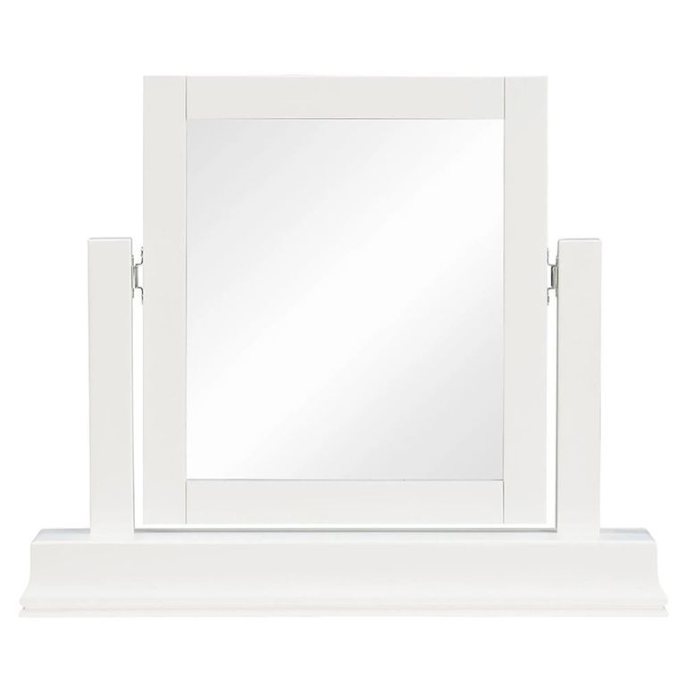 Paisley Dressing Mirror - White Painted