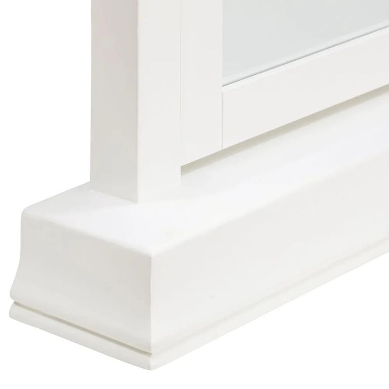 Paisley Dressing Mirror - White Painted