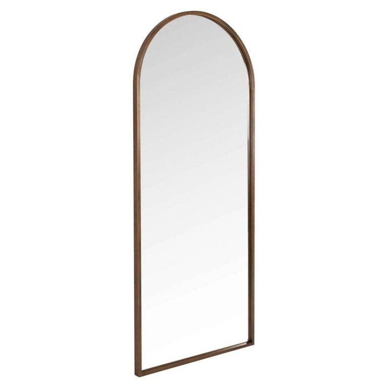 Maylinn Leaner Mirror - Arch - Brushed Gold - Metal - 80cm x 190cm