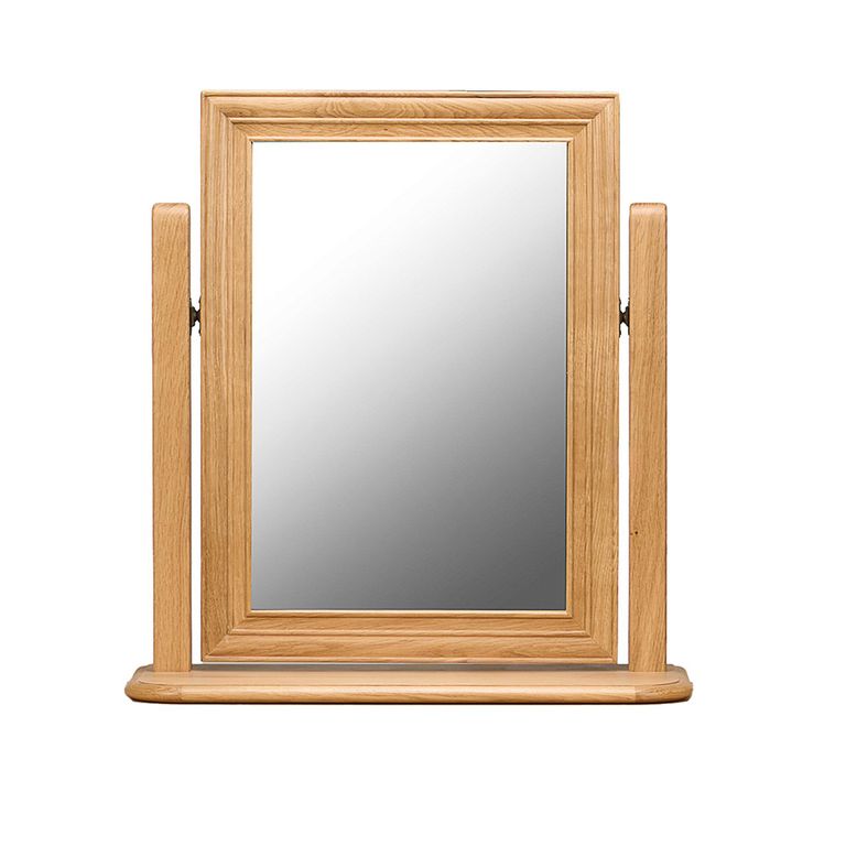 Bordeaux Vanity Mirror - Natural - Oak