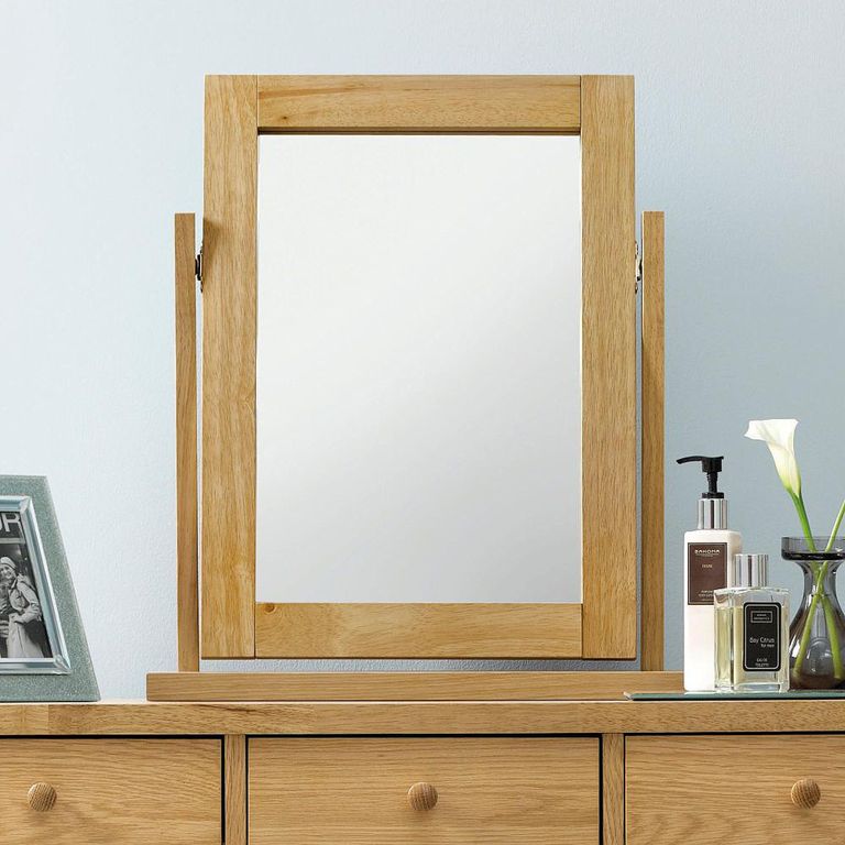 Atlanta Oak Vanity Mirror