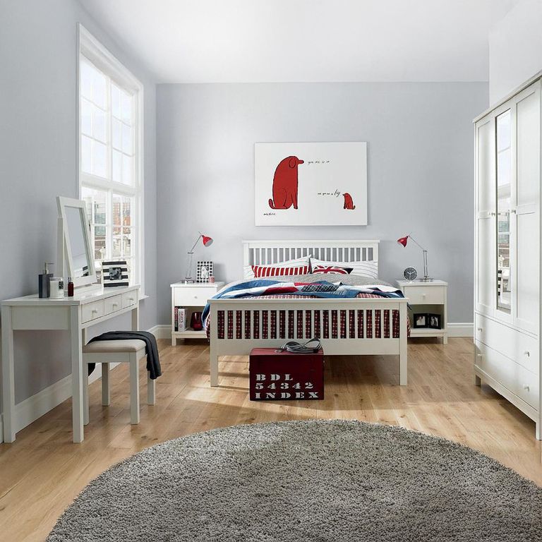 Atlanta White Vanity Mirror