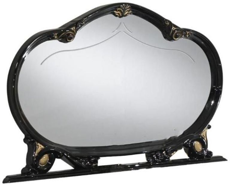 Betty Black Italian Dressing Mirror