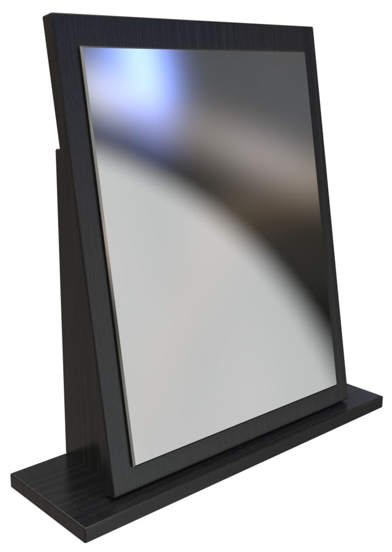 Black Ash Small Dressing Mirror
