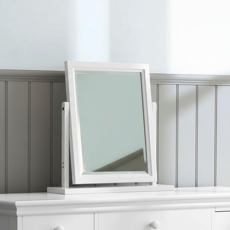 Bordeaux Dressing Mirror - White