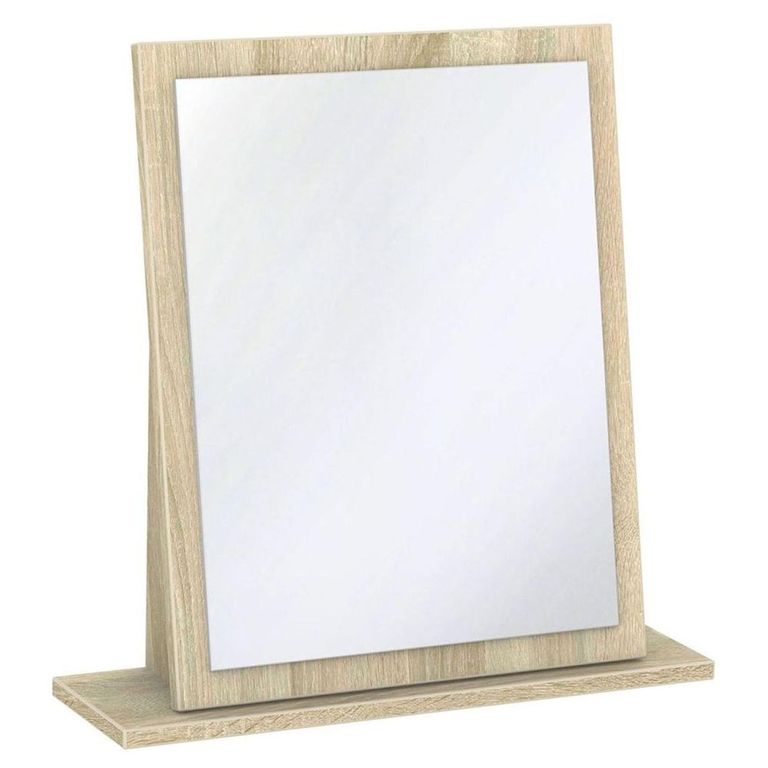 Clearance - Avon Oak Effect Small Dressing Mirror - FSS16402