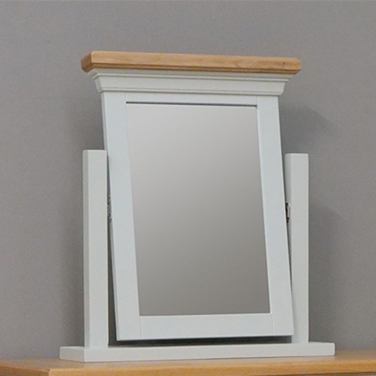 Cotswold Dressing Mirror - Oak and Painted