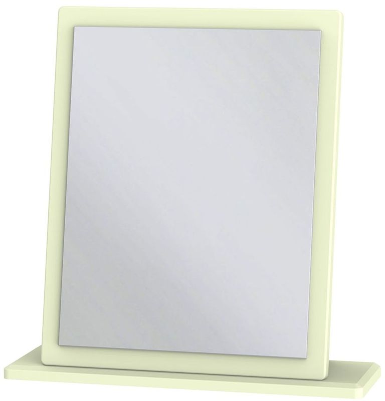 Knightsbridge Cream Gloss Small Dressing Mirror