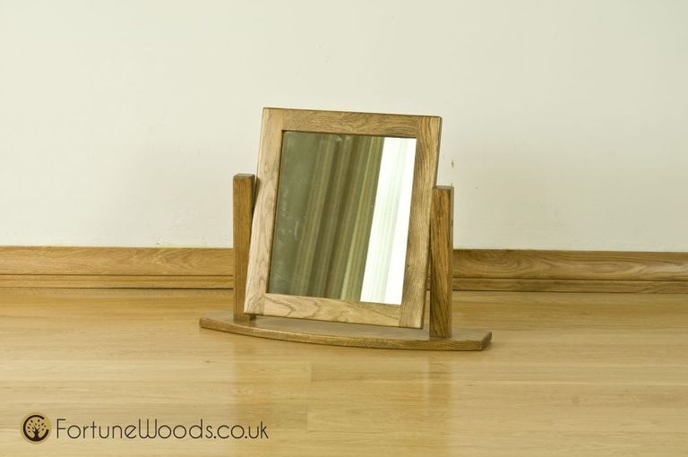 Lyon Oak Dressing Mirror