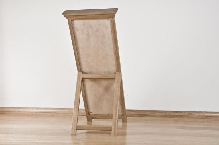 Lyon Oak Rectangular Cheval Mirror - 59cm x 147cm