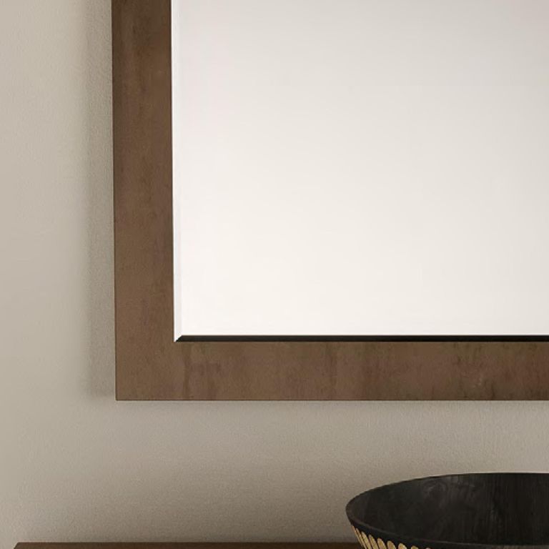 Meridian Walnut Wall Mirror