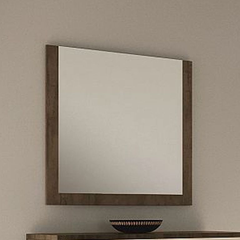 Meridian Walnut Wall Mirror